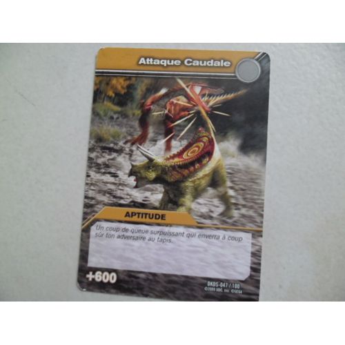 Carte De Collection Dinosaure Attaque Caudale