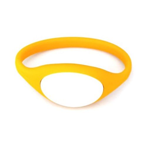 Carte de contrle d'accs d'tiquette de jeton de bracelet,duplicateur RFID,copie de clone IC,NDavid modifiable UID,13.56MHz,1K,S50,1PC - Type Yellow