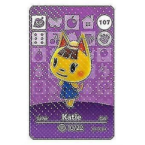 Carte De Jeu Nfc Pour Animal Crossing Compatible Avec Nintendo Switch Amiibo / Switch Lite / Wii U