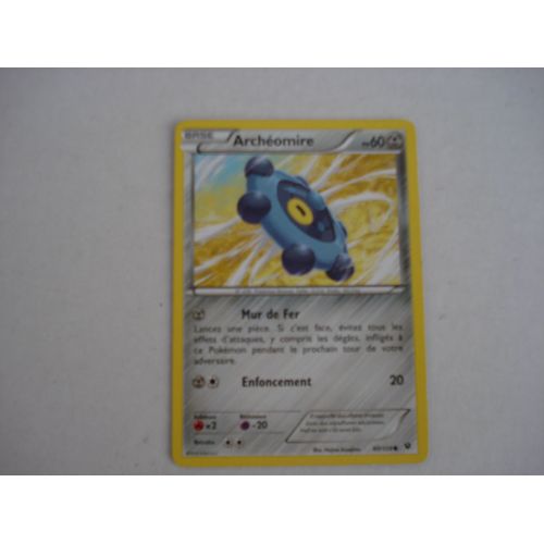 Carte De Jeux Pokemon Archomire Pv 60 - 2016