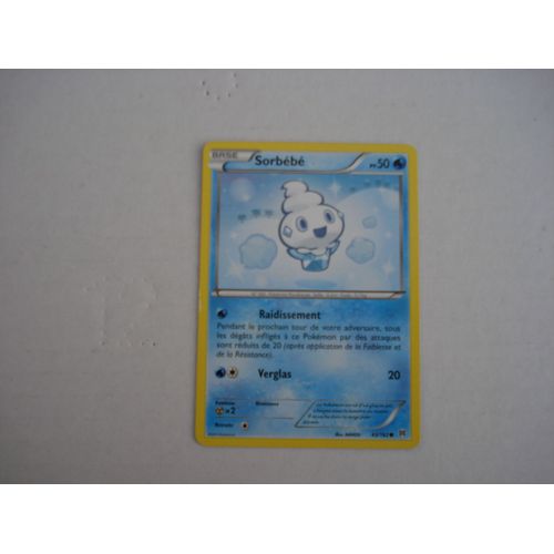 Carte De Jeux Pokemon Sorbb Pv 50 - 2015