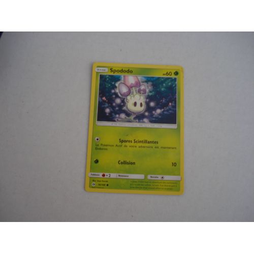 Carte De Jeux Pokemon Spododo Pv 60 - 2017