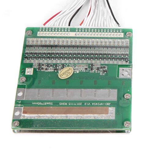 Carte De Protection De Batterie Au Lithium 24s 3,7 V 40 A, Meme Port, Bms Pcb Avec Voyant D'equilibrage