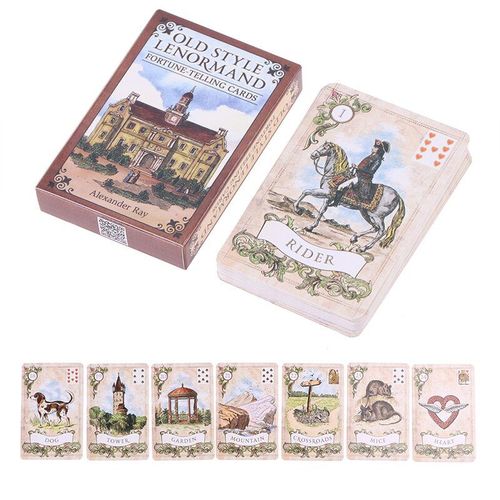 Carte De Tarot Lenormon Et Oracle  L'ancienne, Jeu De Socit, De Divination, De Fte, Cadeau Du Nouvel An, 2022