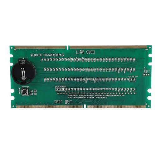 Carte de test de carte mre de bureau deux en un DDR2 / DDR3 avec testeur de lumire
