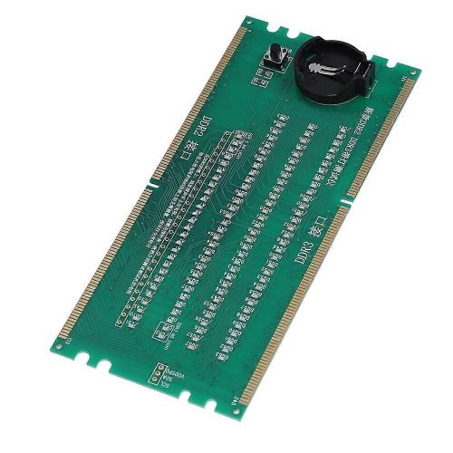 Carte de test de carte mre de bureau deux en un DDR2 / DDR3 avec testeur de lumire