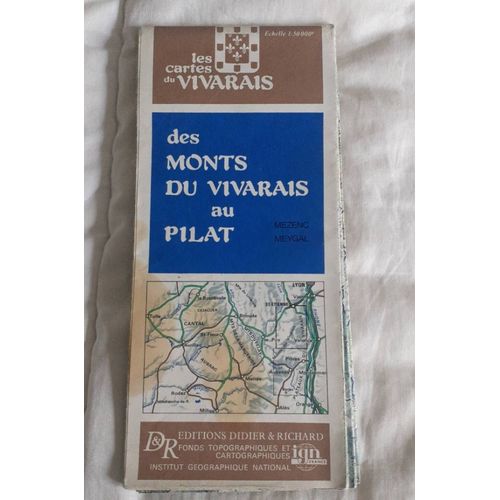 Carte Didier Richard Des Monts Du Vivarais Au Pilat   