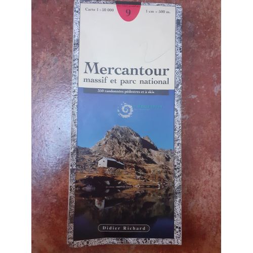 Carte Didier Richard Mercantour   de Didier Richard  Format Carte Plan 