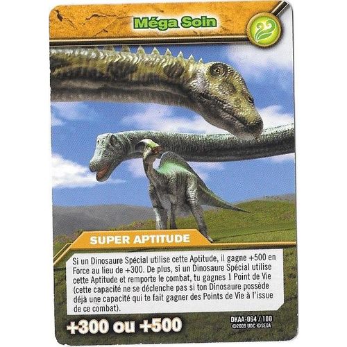 Carte dinosaur king mega soin dkaa064/100 (super aptitude +300 ou +500) Rakuten