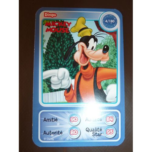 Carte Disney Auchan n°4 Cartes de jeux Rakuten