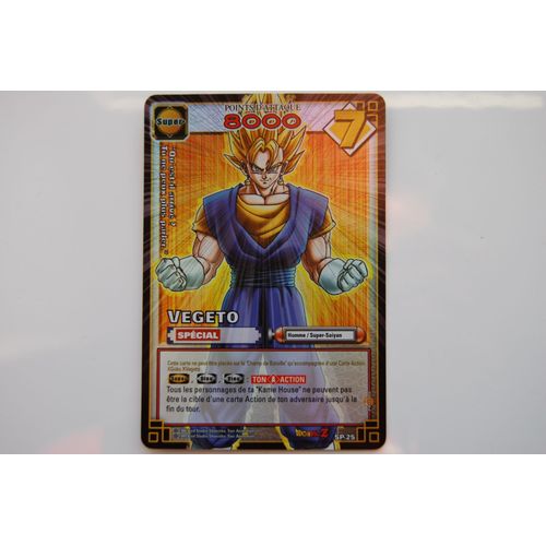 CARTE DRAGON BALL Z VEGETO SP25 HOLO 8000 HYPER RARE Rakuten