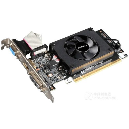 Carte graphique GIGABYTE GeForce GT710 1GB DDR3 64bit PCI Express 2.0 16X 1800MHz