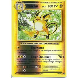 Carte Holo Reverse Raichu 36 108 Xy Evolutions Rakuten