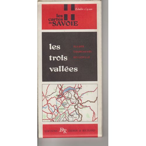 Carte Ign Didier Richard Les Trois Valles 1:25 000   