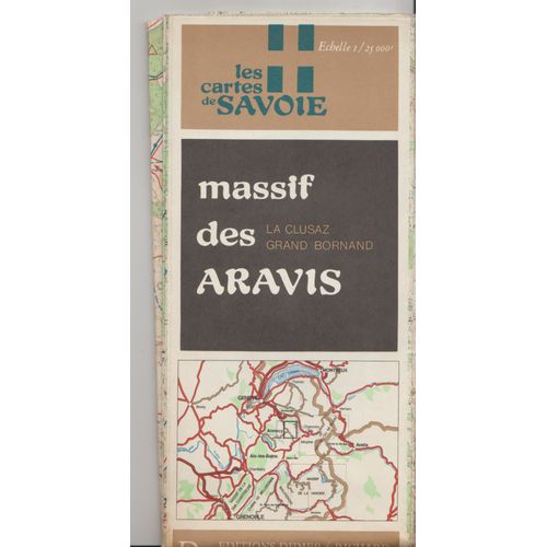 Carte Ign Didier Richard Massil Des Aravis 1:25 000   