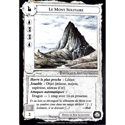 Carte Le Seigneur Des Anneaux : Les Sorciers - Le Mont Solitaire 1996
