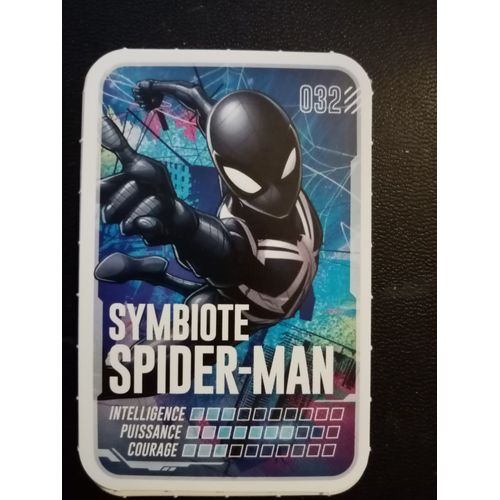 Carte Leclerc Marvel 2022 "Pars en mission" SYMBIOTE SPIDERMAN, n
