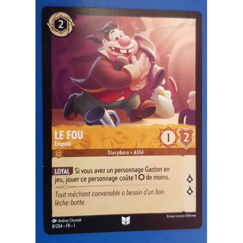 Carte Lorcana Disney - Peu Commune