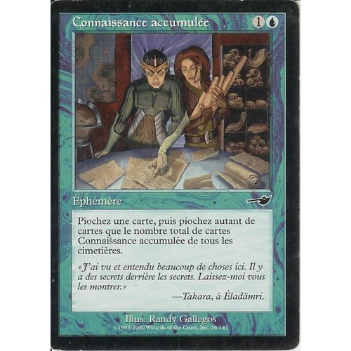 Carte Magic - Connaissance Accumule