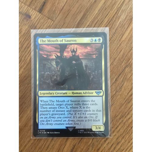 Carte Magic Seigneur Des Anneaux - The Mouth Of Sauron