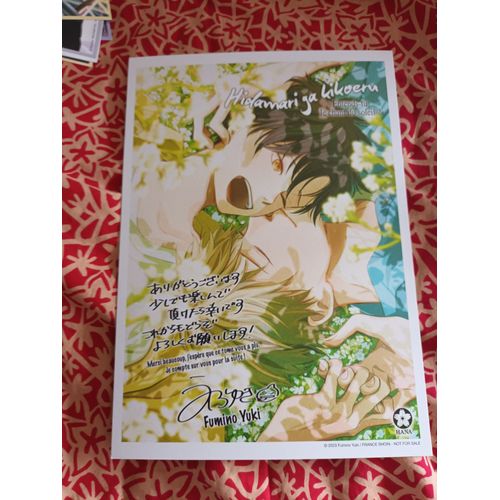 Carte Manga Yaoi Hidamari Ga Kikoeru De Fumino Yuki