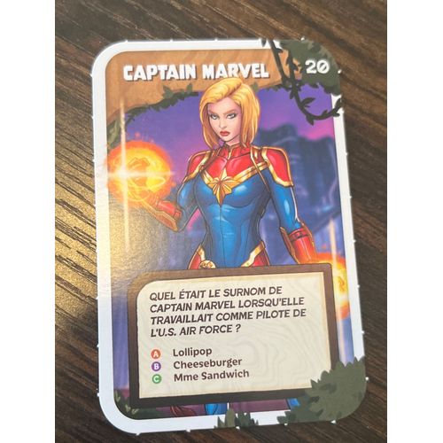 Carte Marvel Explore L?Univers Avec Groot N20