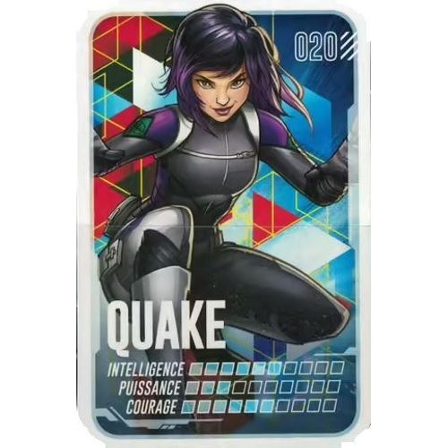 Carte Marvel Quake N020 Leclerc 2022