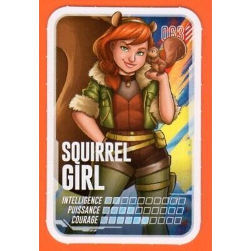 Carte Marvel Squirrel Girl 063 Leclerc 2022