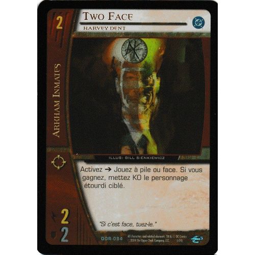 Carte Marvel Vs System Comics - Two Face