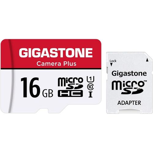 Carte Mmoire 16 Go Camra Plus Srie, Vitesse De Lecture Allant Jusqu' 85 Mo/S. Idal Pour Full Hd Vido Gopro Camra Drone Android, U1 Carte Micro Sdhc Avec Mini tui Et Adaptateur Sd