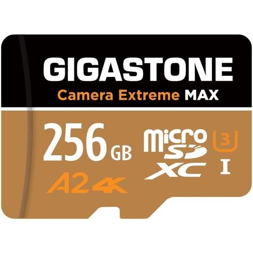 Carte Mmoire 256 Go, Camera Extreme Max, Vitesse Jusqu' 160/130 Mo/S, Pour Gopro, Dji, Drone, 4k Video A2 V30 U3 Microsdxc Avec Adaptateu[Lot6241214]