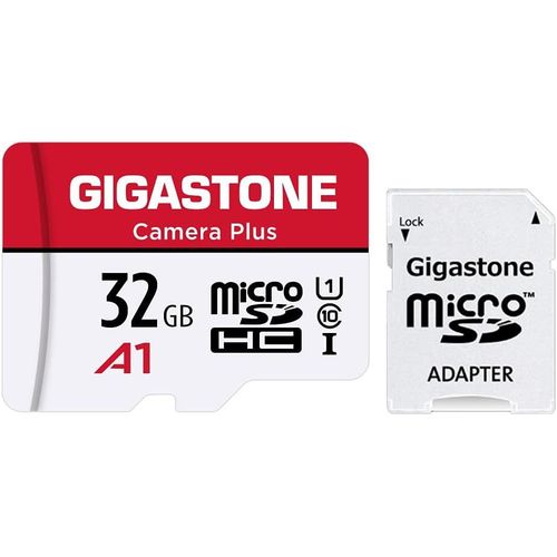 Carte Mmoire 32 Go Camra Plus Srie, Vitesse De Lecture Allant Jusqu' 90 Mo/S. Idal Pour Full Hd Vido Gopro Camra Drone Android, U1 Carte Micro Sdhc Avec Mini tui Et Adaptateur Sd.