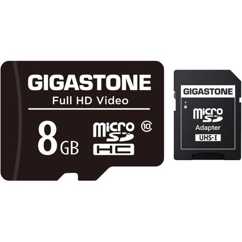 Carte Mmoire 8 Go Compatible avec Android Samsung Sony Canon,Vitesse de Lecture allant jusqu' 80 Mo/s. Idal pour Portable Full HD Vido U1 C10 Carte Micro SDHC UHS-I avec Adaptateur SD