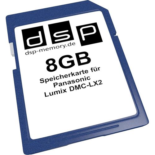 Carte mmoire 8 Go pour Panasonic Lumix DMC-LX2