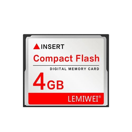Carte mmoire Compact Flash CF pour appareil photo, 256 Mo, 512 Mo, 1 Go, 2 Go, 4 Go, 8 Go, 16 Go, 32 Go, 64 Go-4 GO