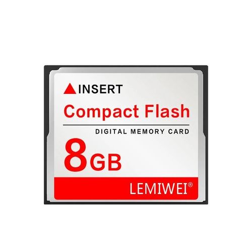 Carte mmoire Compact Flash CF pour appareil photo, 256 Mo, 512 Mo, 1 Go, 2 Go, 4 Go, 8 Go, 16 Go, 32 Go, 64 Go-8 GO