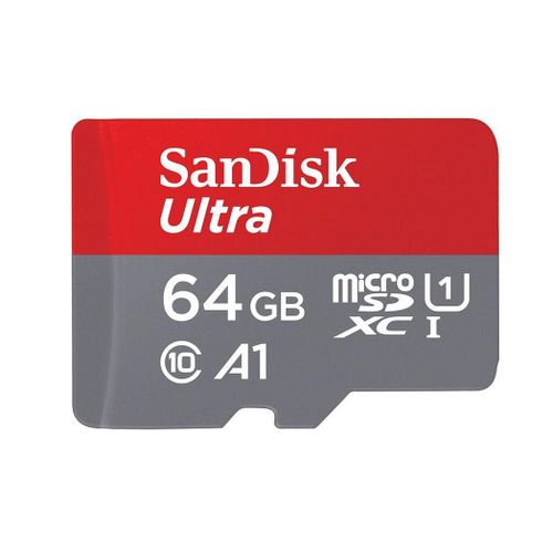 Carte Mmoire micro SDXC SanDisk Ultra 64 Go Vitesse de Lecture Allant jusqu' 140MB/S, Classe 10, U1, A1 Adaptateur SD inclus