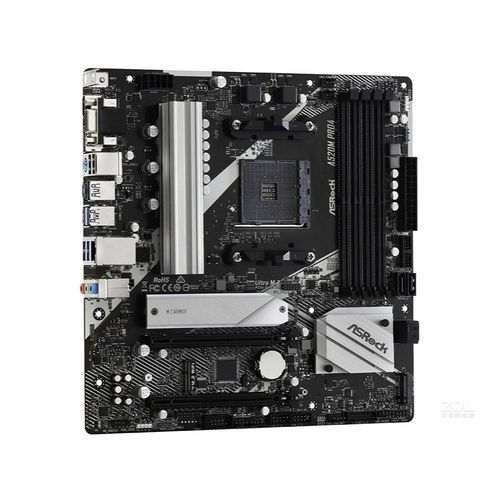 Carte mre ASROCK A520M Pro4 AMD A520 Socket AM4 DDR4 128GB Micro ATX