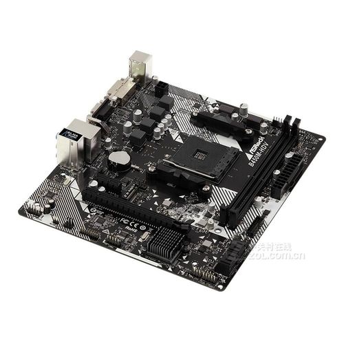Carte mre ASROCK B450M-HDV R4.0 AMD B450 Socket AM4 DDR4 64GB Micro ATX