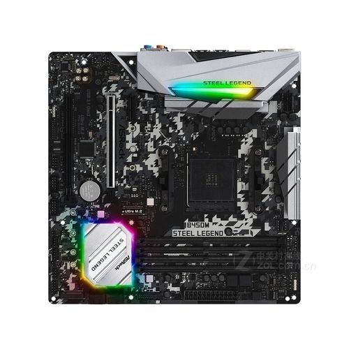 Carte mre ASROCK B450M Steel Legend AMD B450 Socket AM4 DDR4 128GB Micro ATX