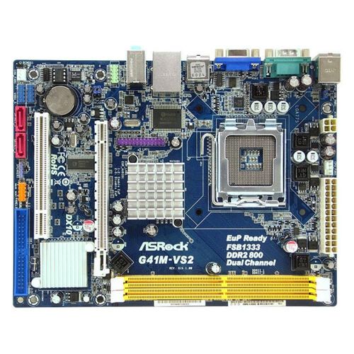 Carte mre ASROCK G41M-VS2 Intel G41 LGA 775 DDR2 8GB Micro ATX