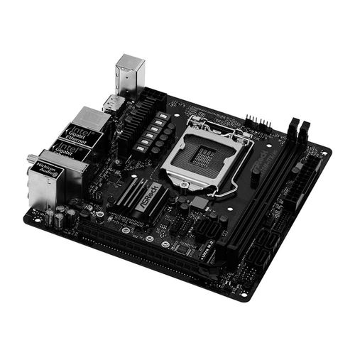 Carte mre ASROCK Z370M-ITX/ac Intel Z370 LGA 1151 DDR4 32GB Mini-ITX
