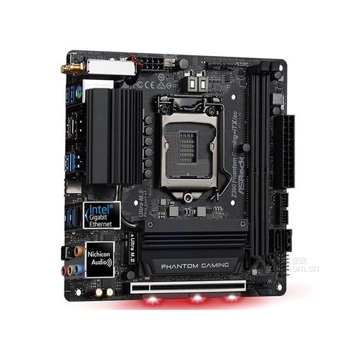Carte mre ASROCK Z390 Phantom Gaming-ITX/ac Intel Z390 LGA 1151 DDR4 64GB Mini-ITX