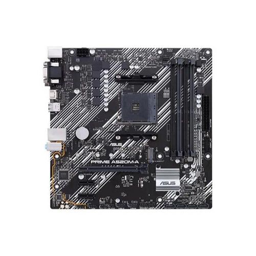 Carte mre ASUS PRIME A520M-A AMD A520 Socket AM4 DDR4 128GB Micro ATX
