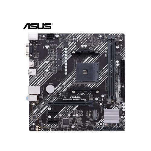 Carte mre ASUS PRIME A520M-K AMD A520 Socket AM4 DDR4 64GB Micro ATX