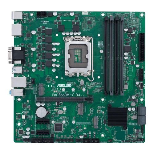 Carte mre ASUS Pro B660M-C D4-CSM Intel B660 LGA 1700 DDR4 128GB Micro ATX
