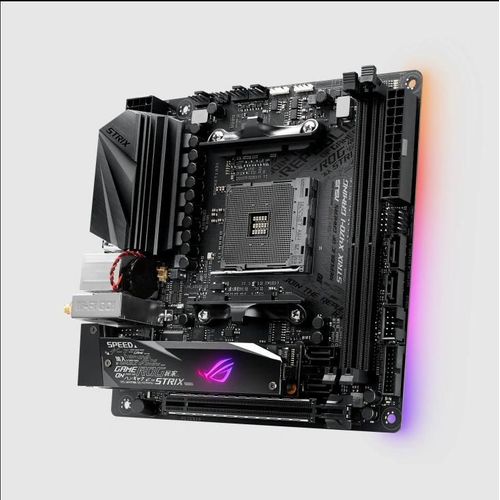 Carte mre ASUS ROG STRIX X470-I GAMING AMD X470 Socket AM4 DDR4 32GB Mini-ITX