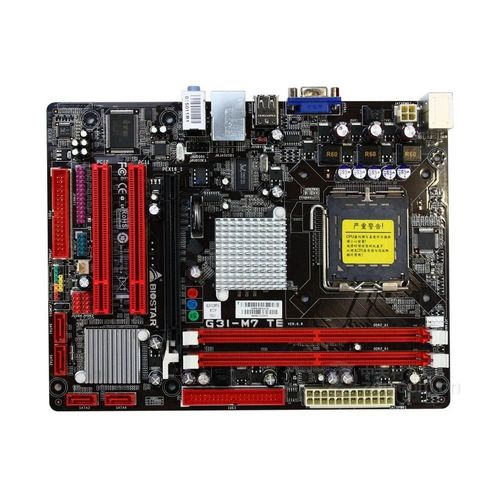 Carte mre Biostar G31-M7 TE Intel G31 LGA 775 DDR2 4GB ATX