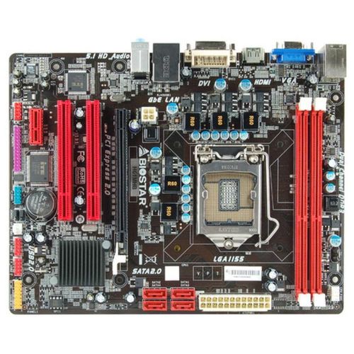 Carte mre Biostar H61MHB Intel H61 LGA 1155 DDR3 16GB Micro ATX