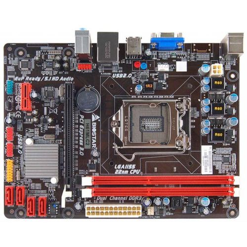 Carte mre Biostar H61MLC2 Intel H61 LGA 1155 DDR3 16GB Micro ATX
